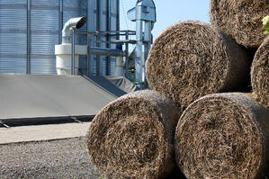 Before putting hay in the silo, it needs to be checked thoroughly for moisture content.