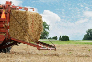 Attaching a moisture probe directly to the baler can be very convenient.