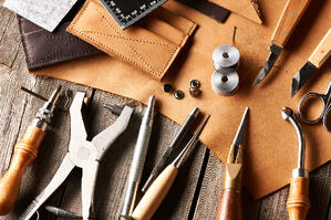 Leatherworkers use many tools for their trade... Moisture meters are an important part of their tool set.