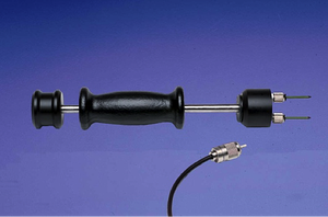 An optional electrode for Delmhorst's pin-type moisture meters.
