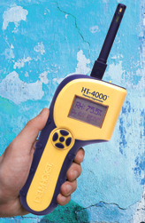 The HT-4000 is a reliable tool for testing RH in a concrete slab when combined with an RH/T-52 Sensor.