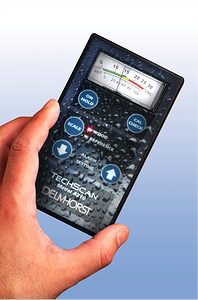 Moisture clearance meter scale