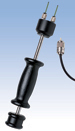 Electrodes with insulated pins are the best tools for determining the distribution of moisture within a board.