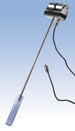 The 12-E electrode has rolling contact pins to allow it to measure moisture in pulp on a moving wire.