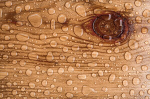 Wood tends to absorb or bleed moisture until it reaches equilibrium with its environment, hence the term EMC, or equilibrium moisture content.