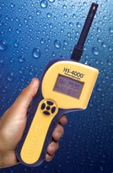 Thermo-hygrometers such as the HT-4000 can be used to verify the acclimation conditions of a room where lumber is being stored.