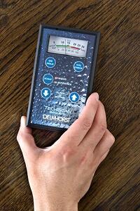 The TechScan pinless moisture meter is a restoration contractor's best friend for finding pockets of moisture in building materials quickly.