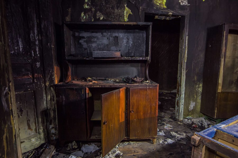 Fire Damaged Home