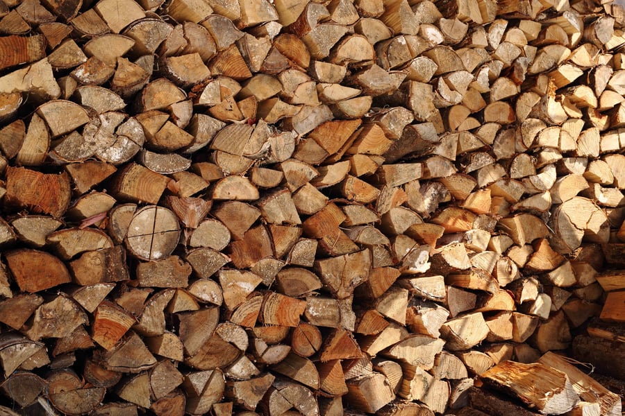 Stack of Dry Lumber Pieces
